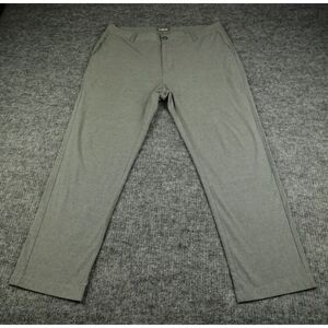 Linksoul Pants Mens 36X27.5 Regular Gray Polyester Blend Lightweight Casual-